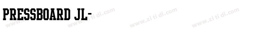 Pressboard JL字体转换
